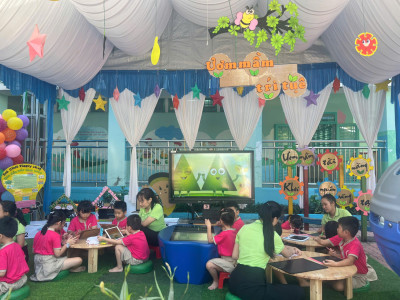 TRƯỜNG MN HƯỚNG DƯƠNG HƯỞNG ỨNG TUẦN LỄ HƯỞNG ỨNG HỌC TẬP SUỐT ĐỜI NĂM 2025