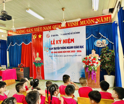 TRƯỜNG MẦM NON HƯỚNG DƯƠNG PHƯỜNG BẾN CÁT CHÀO MỪNG NĂM HỌC MỚI NĂM HỌC 2025-2026